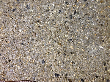 Otryskaný povrch betonu